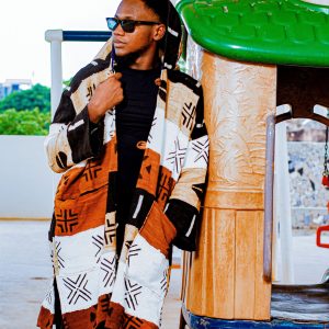 Cape à Capuche en Bogolan