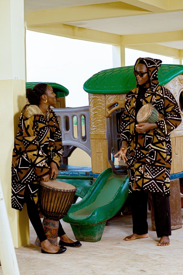 Cape à Capuche en Bogolan