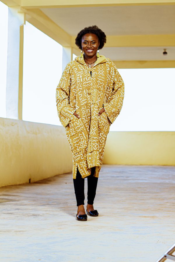 Cape à Capuche en Bogolan