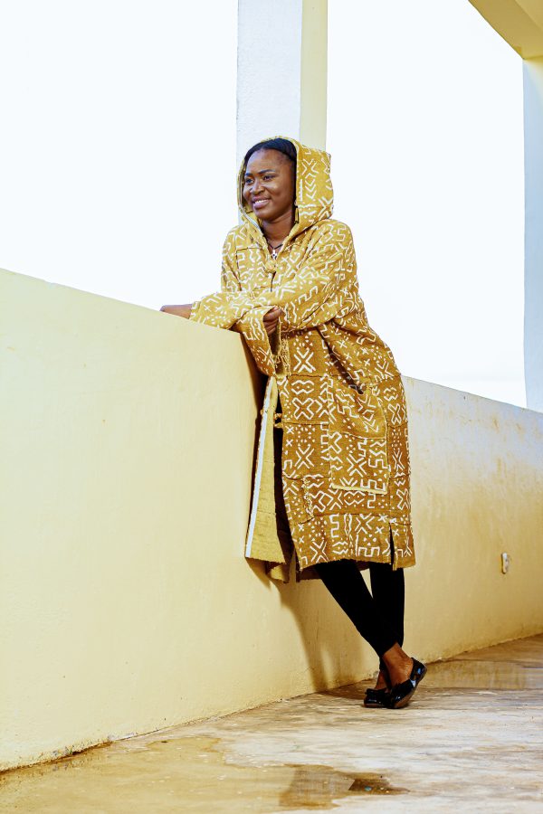 Cape à Capuche en Bogolan