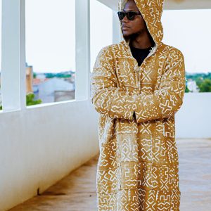 Cape à Capuche en Bogolan