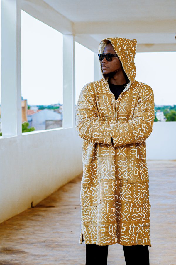 Cape à Capuche en Bogolan