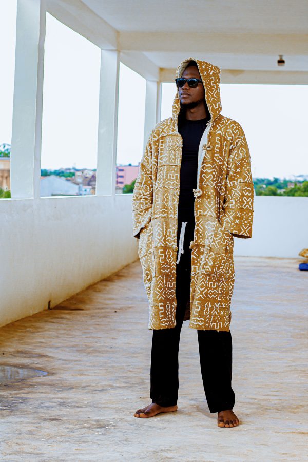 Cape à Capuche en Bogolan