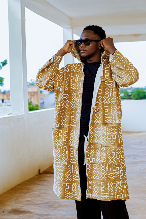 Cape à Capuche en Bogolan