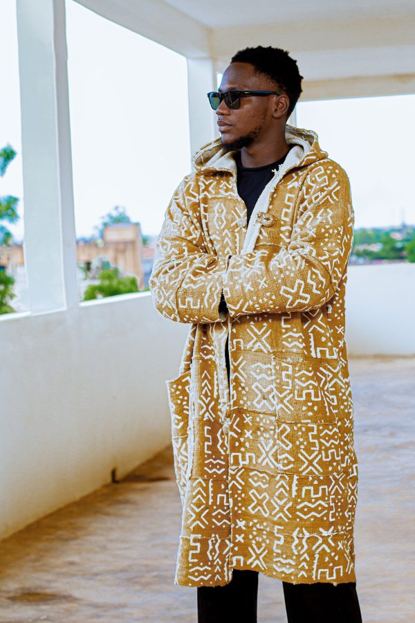 Cape à Capuche en Bogolan