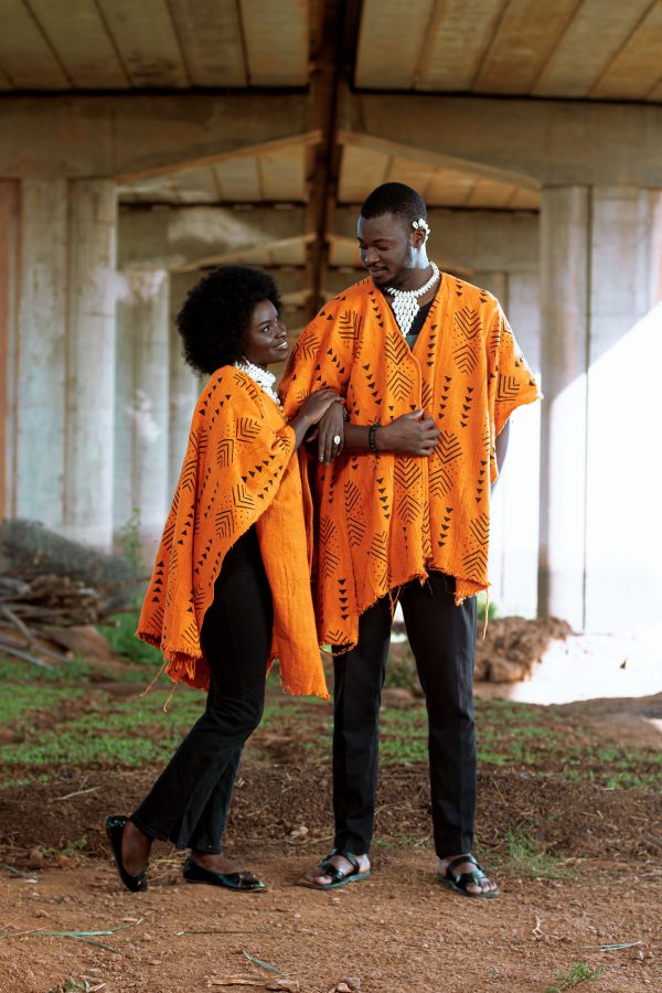 Kimono Orange – Collection Lumière d’Afrique