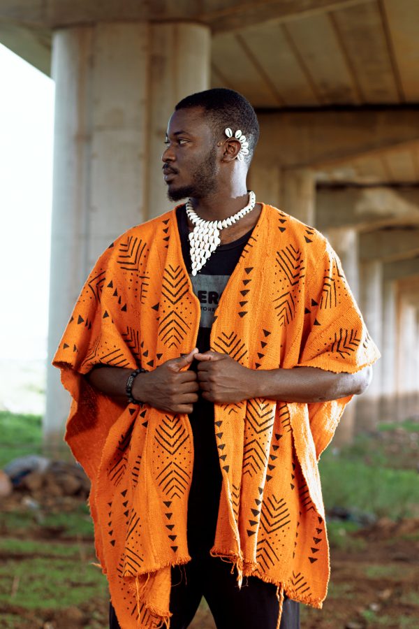 Kimono Orange – Collection Lumière d’Afrique