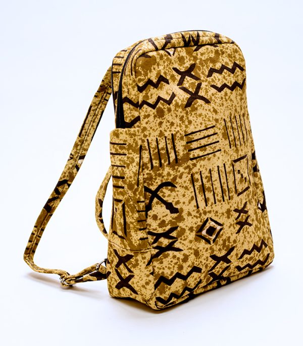 Sac à dos en Bogolan